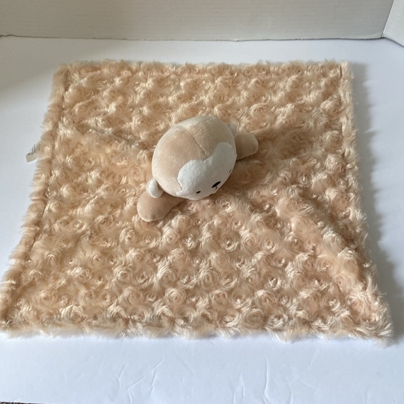Baby by Bon Bebe Monkey Minky Lovey Tan - Picture 3 of 5